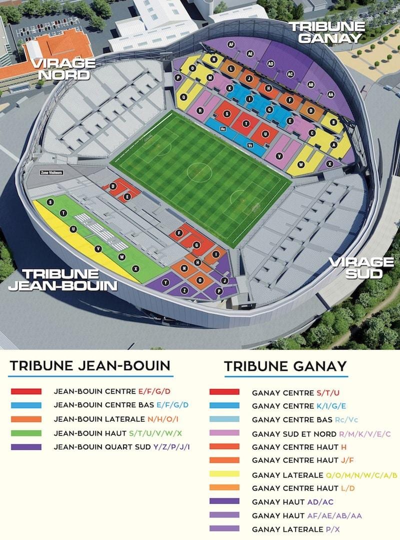 harta Marseille stadion de fotbal