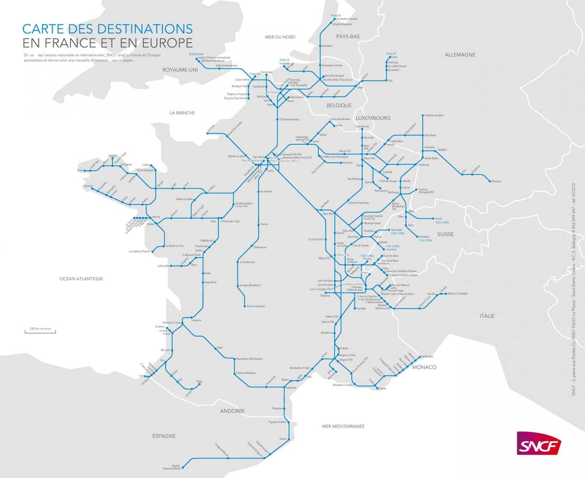 harta Marseille tren