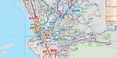 Marseille hartă de transport