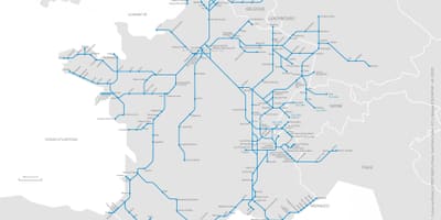 Harta Marseille tren
